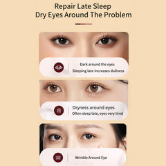 BLUE LOVE eye cream texture swatch showing lightweight, fast-absorbing formula.