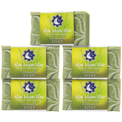 Blue Moon Elise citronella soap pack close-up for outdoor protection