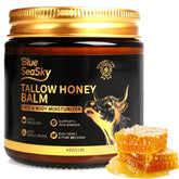 Blue Sea Sky beef-tallow-face-cream-jar showcasing rich hydration for dry skin