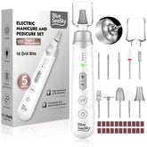 Blue Sea Sky nail drill with LED light for precise filing and shaping.