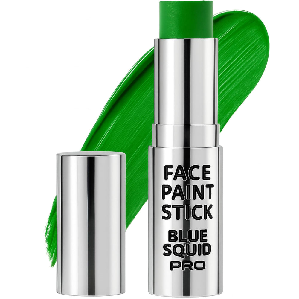 Blue Squid Pro forest green face paint stick for precise, bold cosplay color.