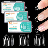 BlueZOO soft gel almond tips for natural looking extensions at home
