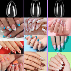 BlueZOO coffin tips provide full coverage for bold nails