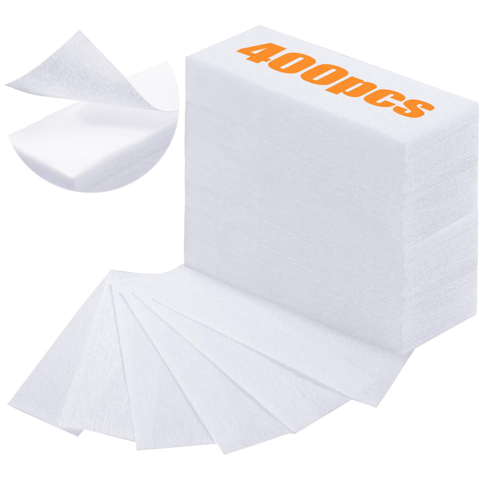 Blulu 400 non-woven wax strips package, easy to store for future use.