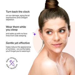 BLUMBODY forehead 11s patches application on skin demonstrates comfort