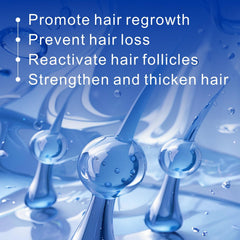 BLUPROTIN scalp massage demonstrating easy application and absorption.