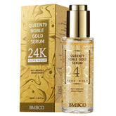 BMBCO 24K Gold Collagen Serum bottle showcases luxury packaging and radiance.