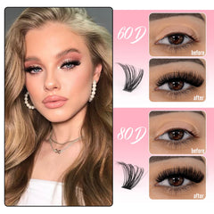 Boahankuke precision lash tweezers for easy cluster placement