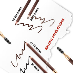 Bodermincer 2# dark brown shade for deeper brow color.