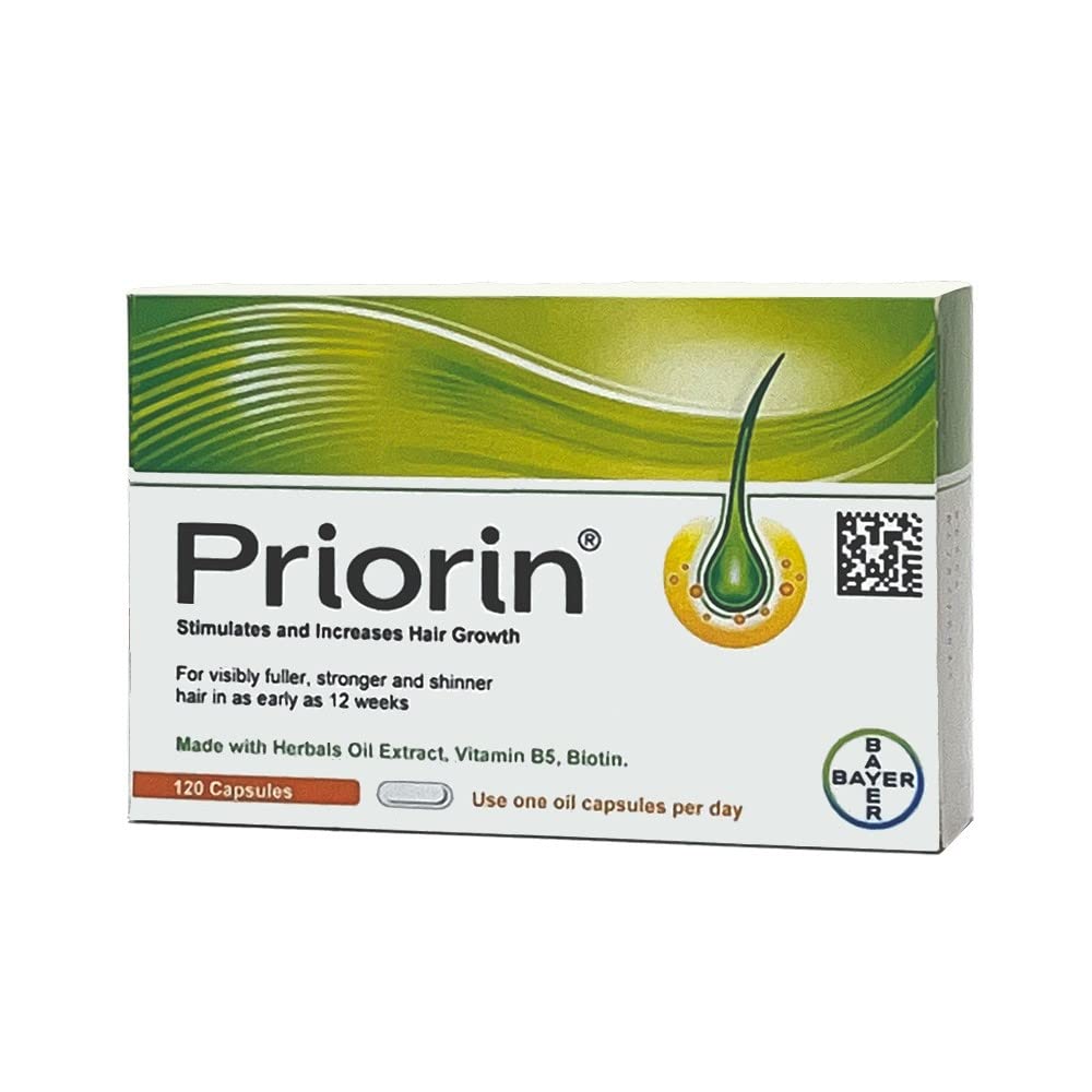 bodi PRIORIN capsules box for daily hair nourishment and potential long-term support.