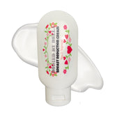 Bodied by Bella breast reduction cream bottle front, vegan formula for fast absorption