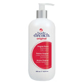 Body Drench moisturizing lotion bottle front for daily hydration across skin types
