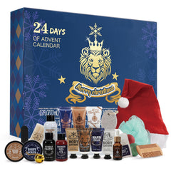 BODY & EARTH Advent Calendar 2025 front view with 24 grooming surprises.