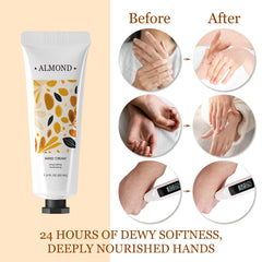 BODY & EARTH Hand Cream Cherry Blossom delicate fragrance and fast-absorbing moisture