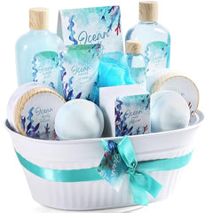 BODY & EARTH shower gel 225ml bottle offers gentle cleansing and hydration.
