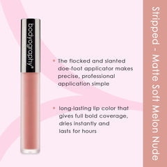 Bodyography Lip Lava Stripped packaging highlights vegan and cruelty-free formula.
