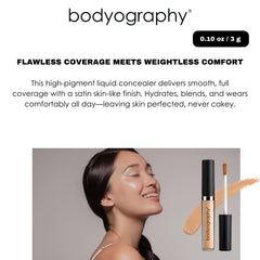 Bodyography Skin Slip concealer offering full coverage for even skin tone