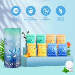 BodyRefresh eucalyptus mint steamer delivers refreshing clarity during morning showers.