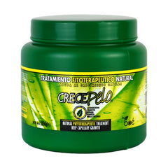 Boe Crece Pelo bottle showing natural phytotherapy for hair growth support.