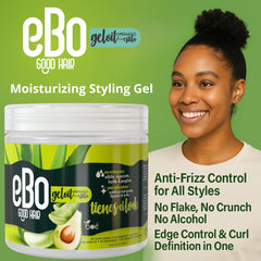 BOÉ COSMETICS EBO GelOil gel texture on hand demonstrates creamy application and spread.