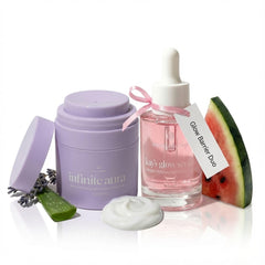 Bohemia Skin Kay’s Glow Serum bottle with dropper for brighter skin prep