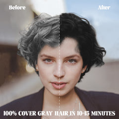 BOJICA 3-in-1 shampoo foam shows color-enhancing cleansing.