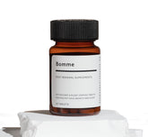 Bomme BLH-308 bottle front with plant-based hair wellness formula.