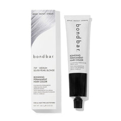 Bondbar 7SP Medium Silver Pearl Blonde swatch shows precise shade preview and even coverage.