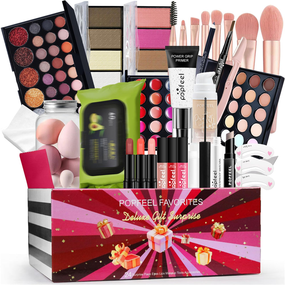 BONNIE CHOICE all-in-one makeup kit front view ideal for travel and daily looks.