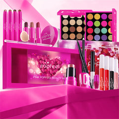 BONNIE CHOICE hot pink eyeshadow palette close-up with rich pigments.