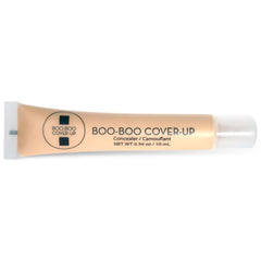 Boo-Boo Cover-Up Light concealer application provides seamless coverage for blemishes.