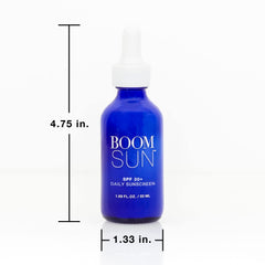 BOOM! Sun texture on skin highlights a silky, non chalky finish.