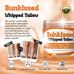 Boopie's Magic Moo Sunkissed Tallow tinted cream showing subtle tint and sheen