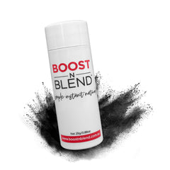 Boost N Blend hair volumizer bottle front view for instant fuller look