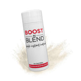 Boost N Blend scalp concealer bottle dispensing for quick thinning-area coverage.