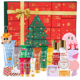 BOPHILI Beauty Advent Calendar 2025 box front in festive packaging for gifting