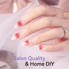 Born Pretty 5D gel art embossed design close-up showcases dimensional nail art