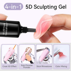 Born Pretty 5D gel art long-lasting formula promises durable, salon-ready nails