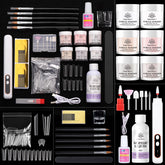 Born Pretty acrylic nail kit contents showcase the complete at-home set for DIY nails