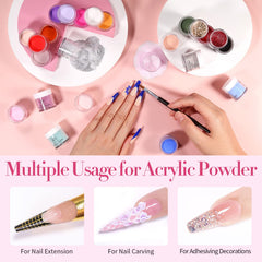 Born Pretty acrylic powder bottle packaging for easy application