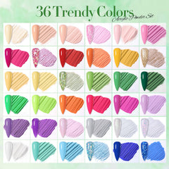 Born Pretty color swatches grid showcases vibrant shades for easy shade selection