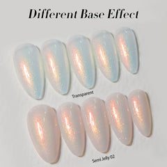 Born Pretty Aurora Gel Nail Polish high-gloss finish visible on a swatch.
