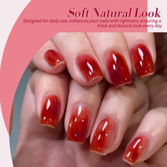 Born Pretty blood cherry wine red gel polish ideal for festive looks