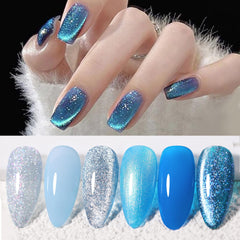 Born Pretty Blue Series blue star mix gel polish for varied styles