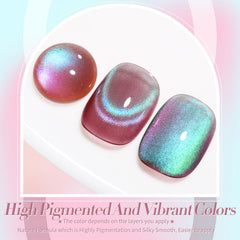 Born Pretty Cat Eye polish creates a magnetic focal point on nails.