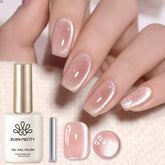 Born Pretty Cat Magnetic Eye Gel Polish packaging shows compact 15ml bottle for home use.