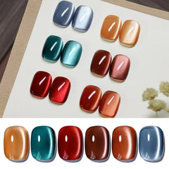 Born Pretty Cat Magnetic Eye gel polish with jelly texture for magnetic shimmer.