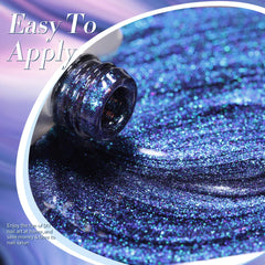 Born Pretty Chameleon Gel Nail Polish on nails with a glossy finish for long lasting shine