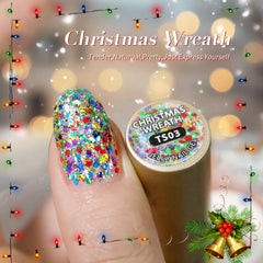Born Pretty jelly sequins polish swatches show translucent finish suitable for layering.