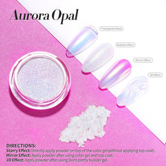 Born Pretty chrome glitter dust adds sparkling depth to nail art